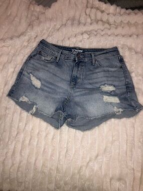 Denizen Levi’s High Rise Distressed Shorts